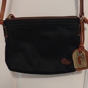 Black and Brown Crossbody Bag Dooney And Bourke